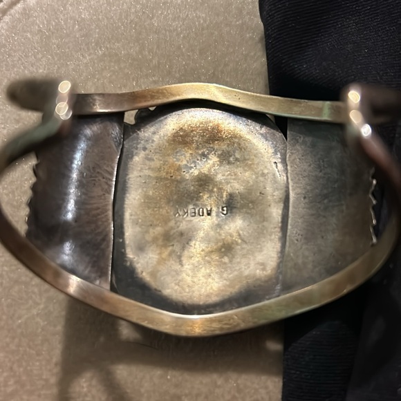 Vintage Zuni Native American Kachina Cuff Bracelet - Picture 3 of 3